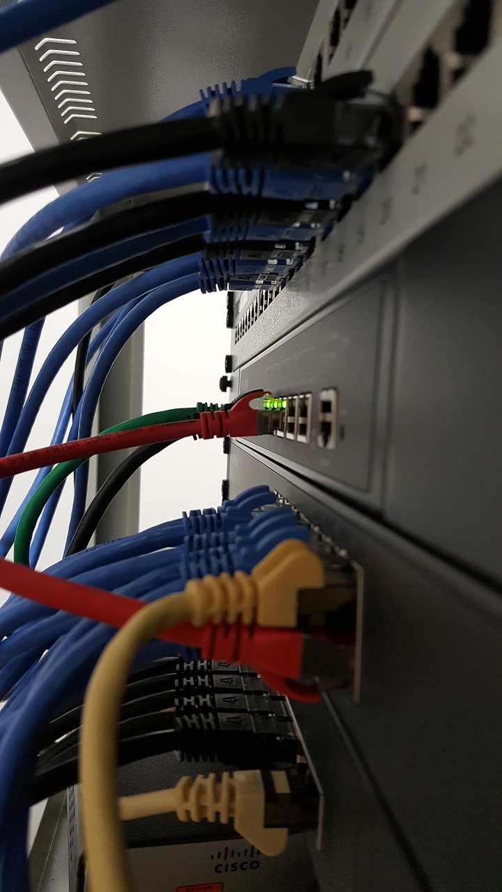 Server room network infrastructure